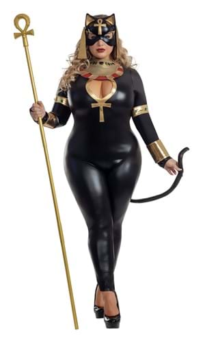 10.) Plus Size Women's Egyptian Catsuit Costume