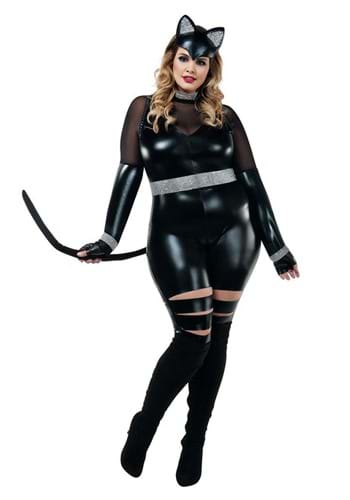 13.) Plus Size Women's Sexy Cat Burglar Costume