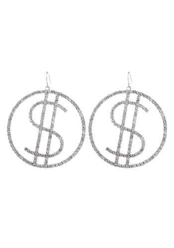 15.) Rhinestone Dollar Sign Earrings