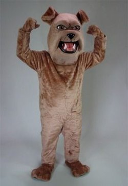 "Sparky" Bulldog Mascot Costume