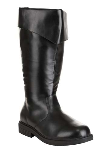 Tall Black Costume Men's Boots