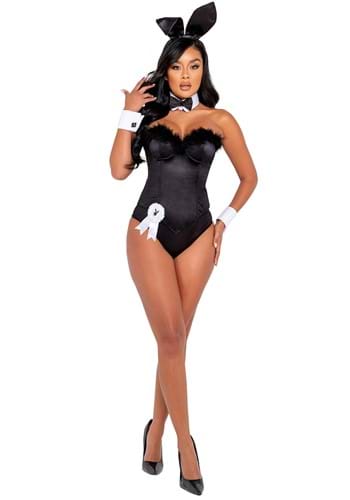 17.) Women's Playboy Black Boudoir Bunny Costume