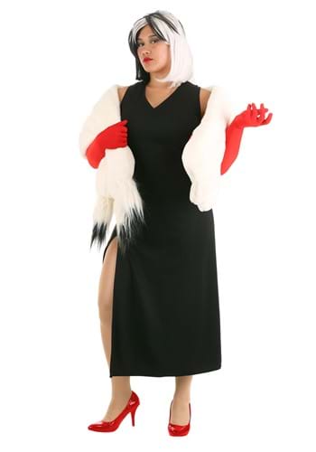Women's Plus Size Prestige Cruella De Vil Stole Costume