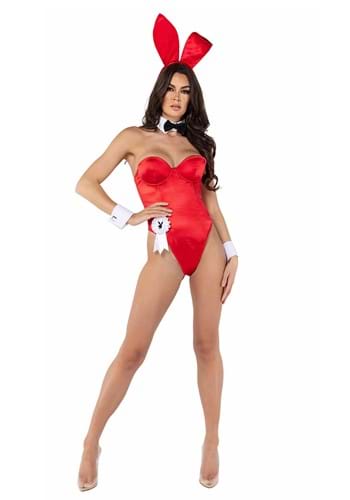 11.) Women's Red Playboy Bunny Costume