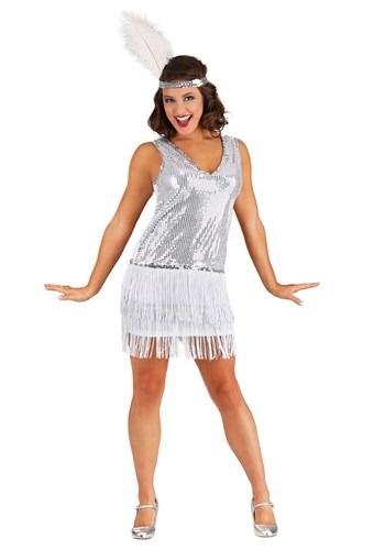 12.) Women's Crystal Flapper Costume