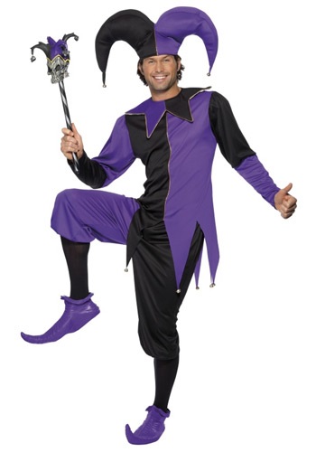 3.) Medieval Jester Costume for Adults
