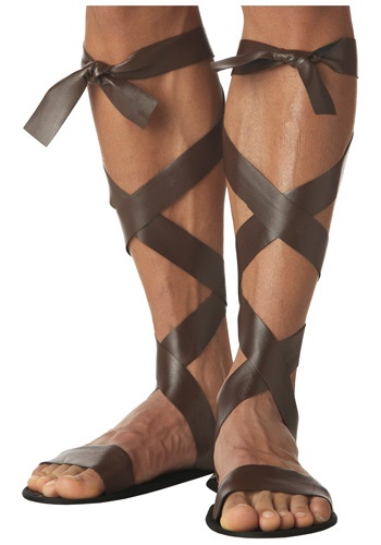 21.) Adult Roman Warrior Costume Sandals