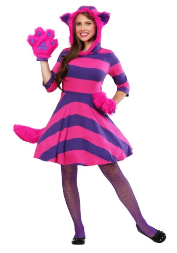 4.) Plus Size Cheshire Cat Women's Costume