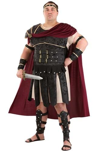 17.) Plus Size Roman Gladiator Costume for Men