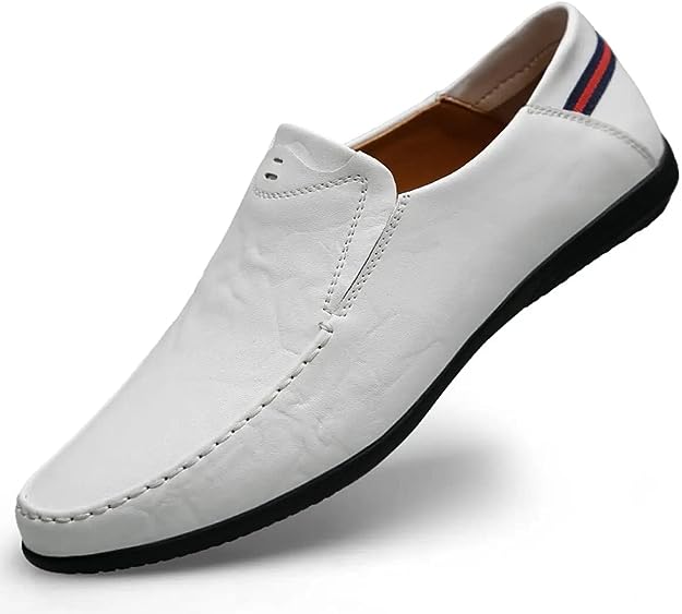 White Slip-On Shoes