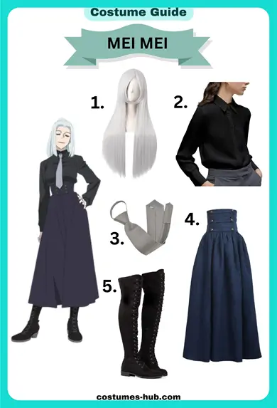 Mei Mei Costume Guide