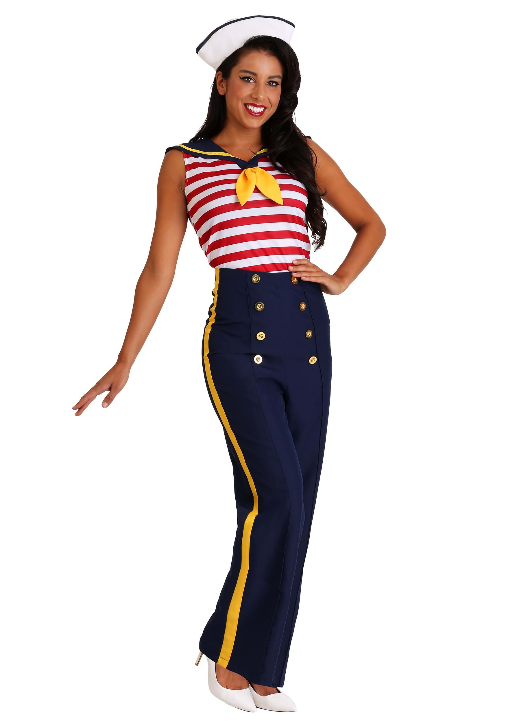 13.) Exclusive Women's Perfect Pin Up Sailor Costume