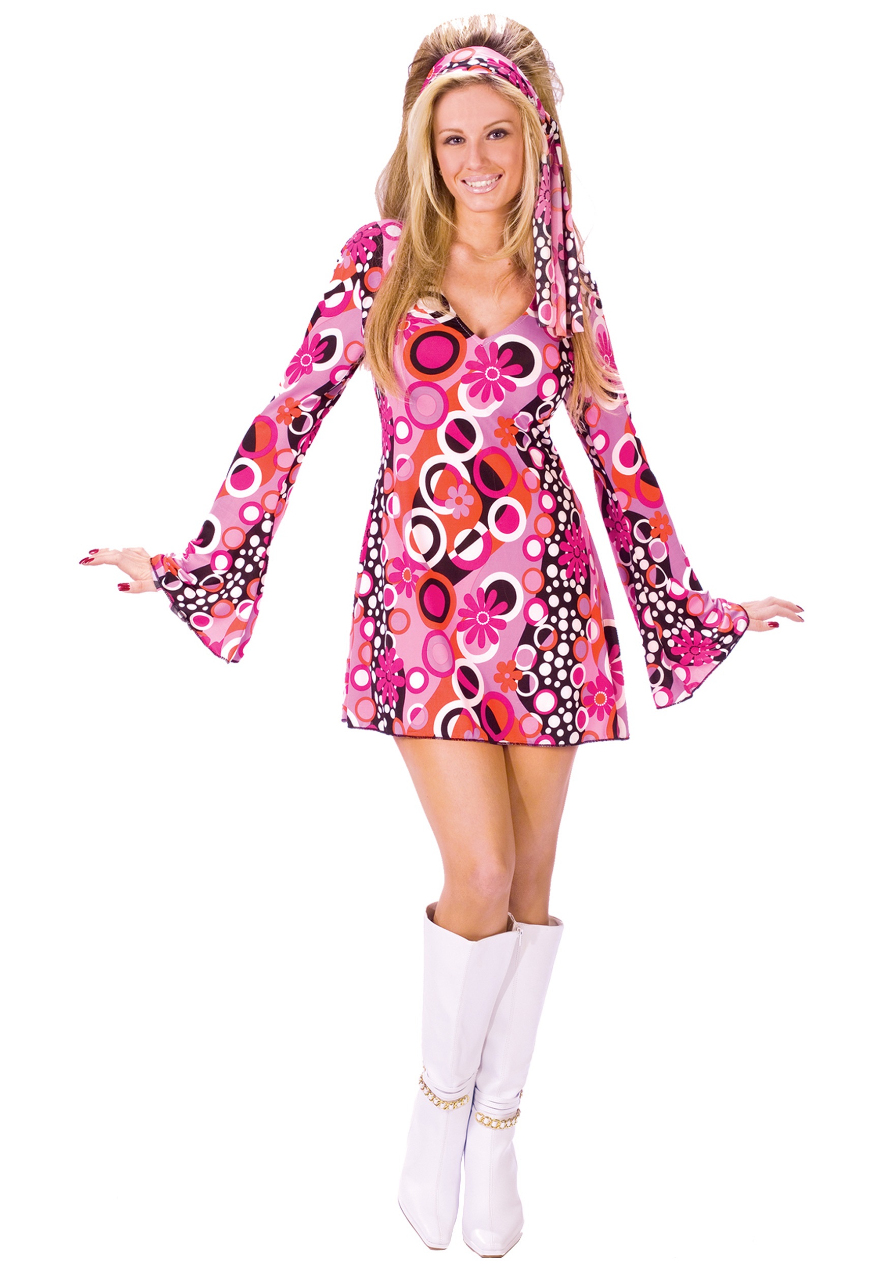 #27 Feelin Groovy Disco Dress Costume
