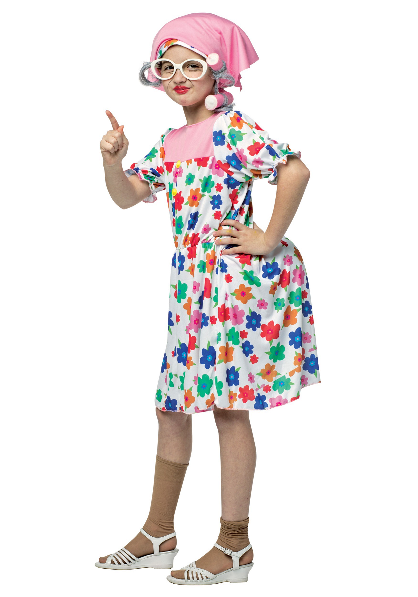 7.) Grandma Costume for Kids