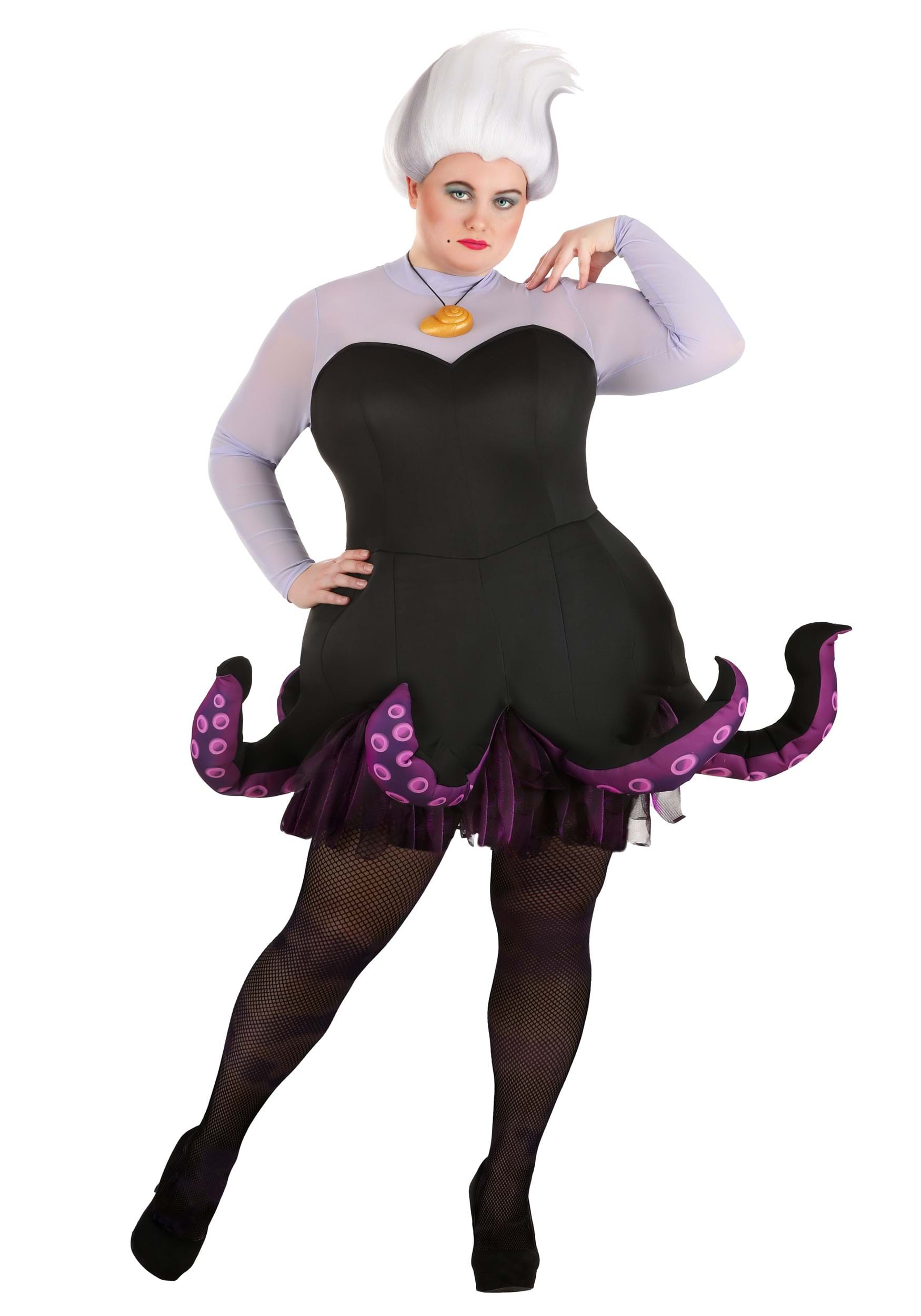 9.) Women's Plus Size Deluxe Disney Ursula Costume