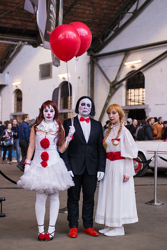 2018 cosplay comicconbrussels costumeplay saw franchise annabelle jigsaw