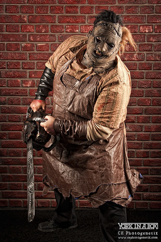 halloween monster studio costume scary texas mask cosplay massacre leatherface bricks chainsaw creepy spooky horror approved texaschainsawmassacre texaschainsaw canon40d christinaedwards