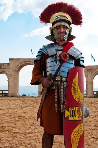 old blue red sky cloud man rome male history yellow metal stone vintage soldier army sand ancient war shiny uniform iron european fighter power desert roman antique steel military traditional helmet plate battle historic retro jordan suit greece armor weapon sword knight warrior shield strength combat past powerful armored jerash