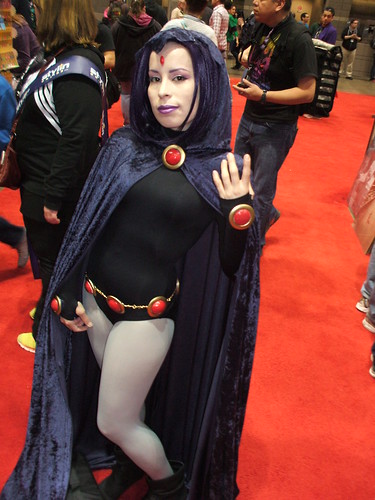 comics dc cosplay teen convention raven titans 2014 c2e2