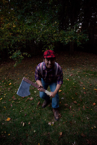selfportrait halloween costume lumberjack