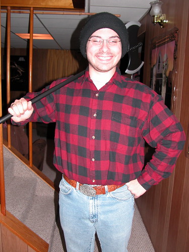 halloween party costume lumberjack woodsman chris costumeparty