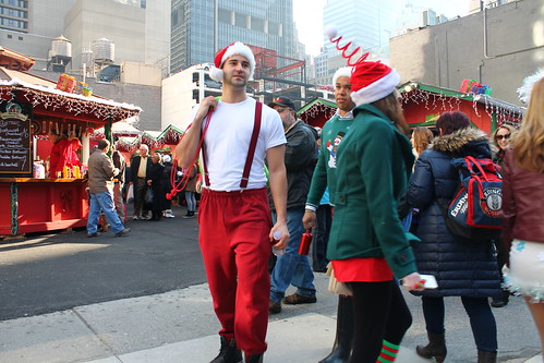 nyc newyorkcity santacon flashmob 2012 santarchy santaconnyc santaconvention