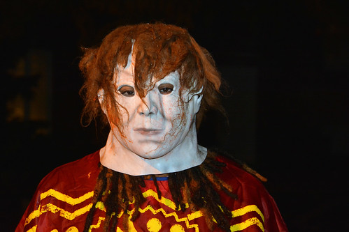 halloween michaelmyers portrait nighttime shot mask costumes horror