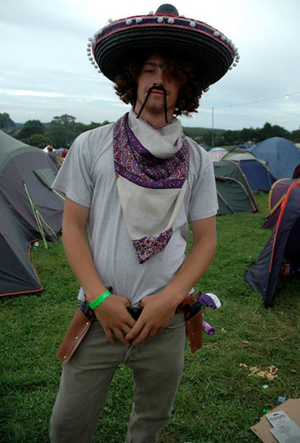2005 uk camping tents costume isleofwight texmex fancydress musicfestival bestival