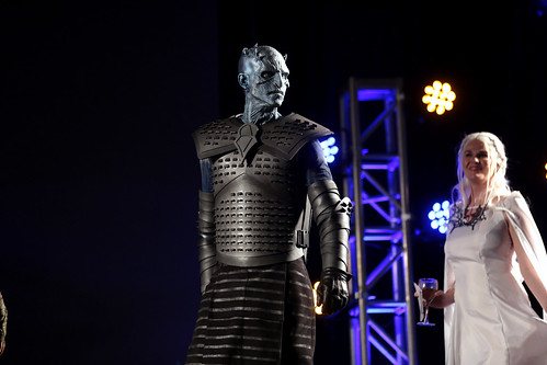 night king white walker cosplay cosplayer con thrones game hbo 2017 gaylord opryland resort convention center nashville tennessee