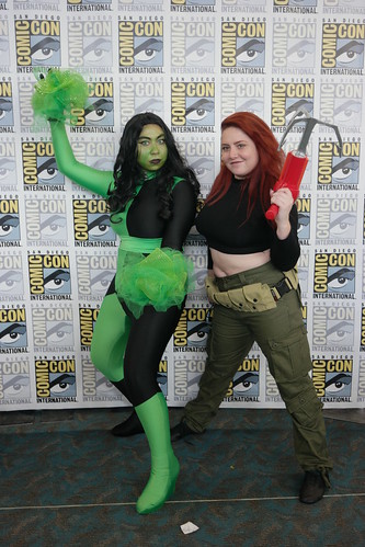 sdcc cosplay costume comicconvention sdcc2018 masquerade kimpossible shego disney