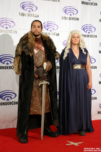 cosplay cosplayer cosplayers cosplaycontest masquerade wonderconmasquerade wca2017 wondercon wondercon2017 gameofthrones jonsnow daenerystargaryen anaheimconventioncenter