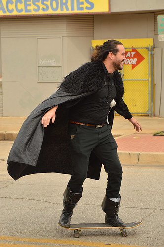 openstreets okc oklahomacity april 2019 uptown23rd 23rdstreet jonsnow costume skateboard