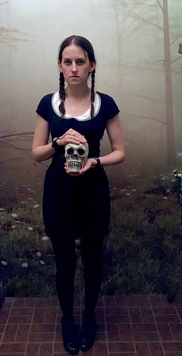 halloween spooky skull anne costume