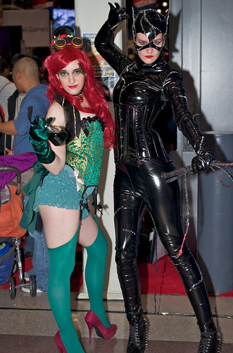 dc cosplay batman catwoman poisonivy steampunk nycc newyorkcomiccon nycc2012 newyorkcomiccon2012