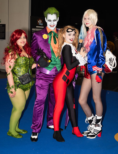 poisonivy thejoker harleyquinn mcmlondoncomicconoctober2018friday mcm comiccon anime gaming cosplay comic mcmlondoncomicconoctober2018