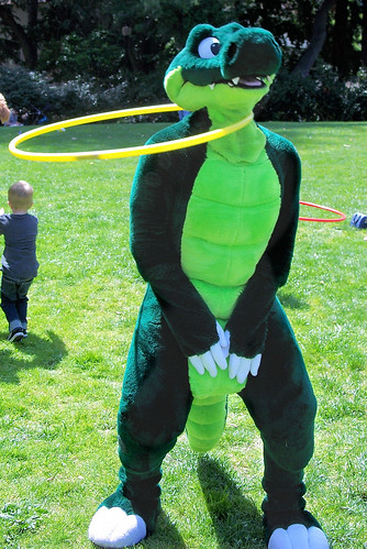 festival hoop costume furry hula alligator fursuit