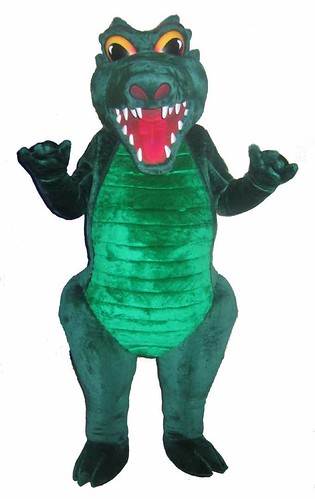 costume mascot crocodile