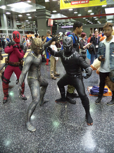 blackpanther killmonger tchalla cosplay deadpool animecentral acen acen2018