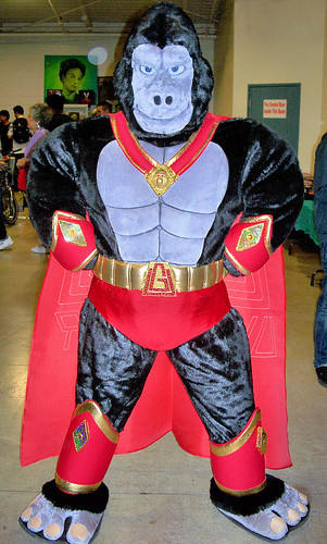 show sexy toy costume san gorilla muscle jose superhero ape speedo spandex fursuit