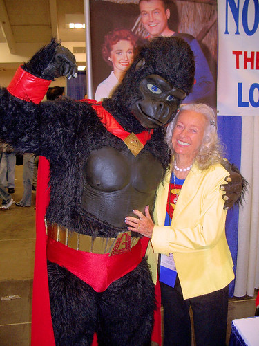 classic television comics fur dc gorilla muscle superman superhero ape speedo spandex wondercon