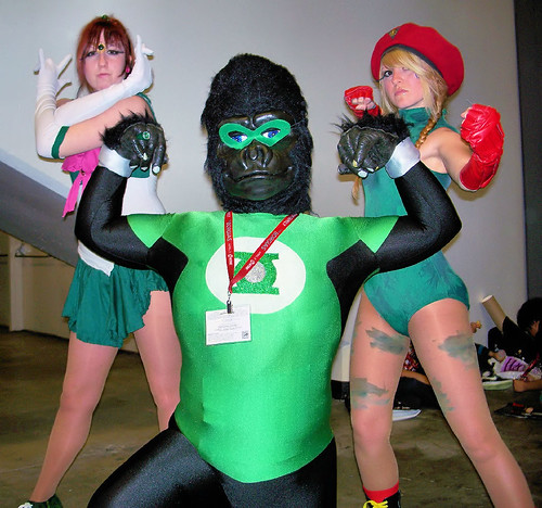sanfrancisco gorilla convention superhero ape greenlantern spandex sailormoon streetfighter wondercon 2011