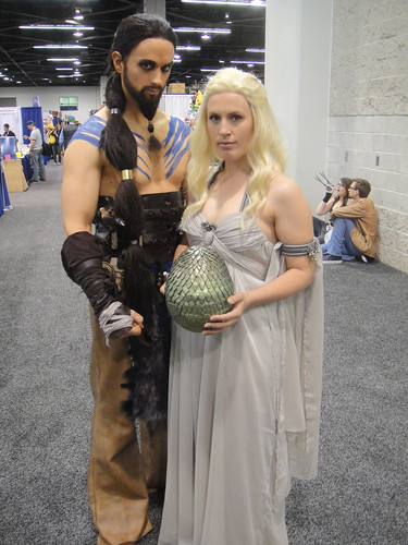 comics costume cosplay convention anaheim 2012 wondercon gameofthrones daenerystargaryen khaldrogo