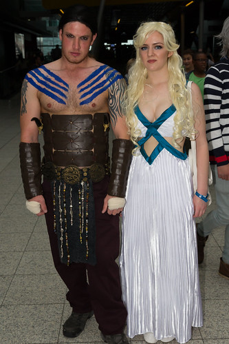 costume expo cosplay convention comiccon mcm 2015 gameofthrones daenarys khaldrogo mcmcomiccon