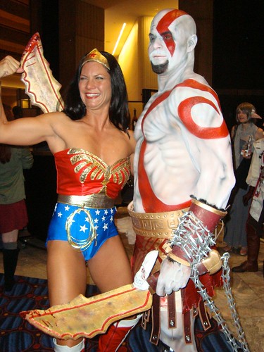 woman wonder wonderwoman dragoncon godofwar kratos ghostofsparta dragoncon2010