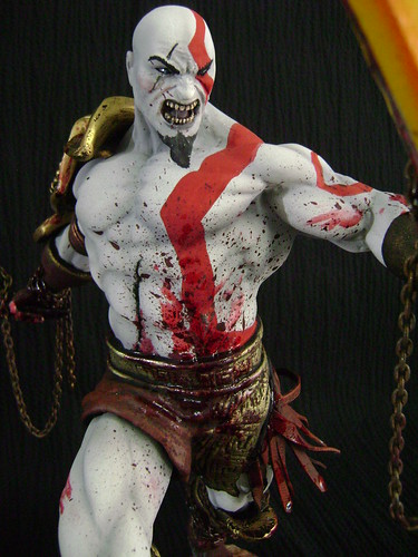 2 war boneco god guerra santos da resina playstation eduardo deus kratos