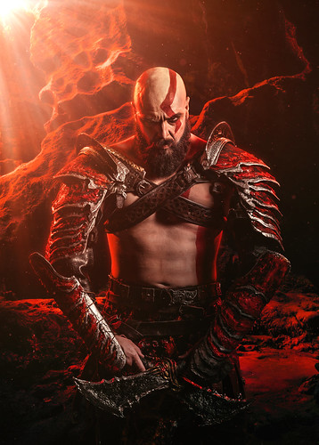 cosplay costume portrait kratos god war godofwar gamescon