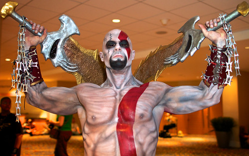 atlanta georgia costume dragon unitedstates cosplay videogames gaming event fantasy convention scifi dragoncon 2012 godofwar anual kratos