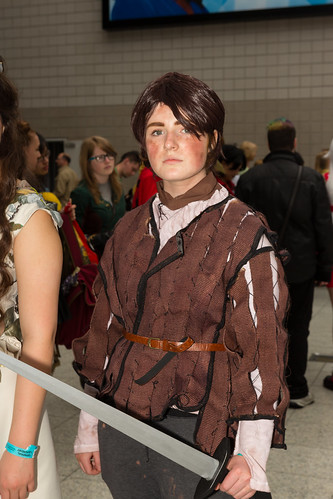 costume expo cosplay convention comiccon mcm 2015 gameofthrones aryastark mcmcomiccon