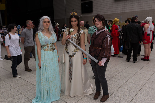 costume expo cosplay convention comiccon mcm 2015 gameofthrones aryastark mcmcomiccon margaerytyrell daenarystargaryan