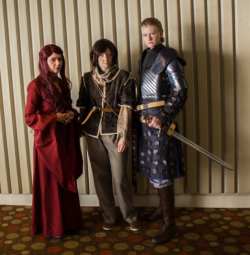 atlanta georgia costume unitedstates cosplay armor convention dragoncon brienne gameofthrones asongoficeandfire melisandre aryastark dragoncon2014